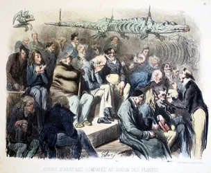 Kurs der vergleichenden Anatomie im Jardin des Plantes, Die verschiedenen Öffentlichkeiten von Paris, 1854